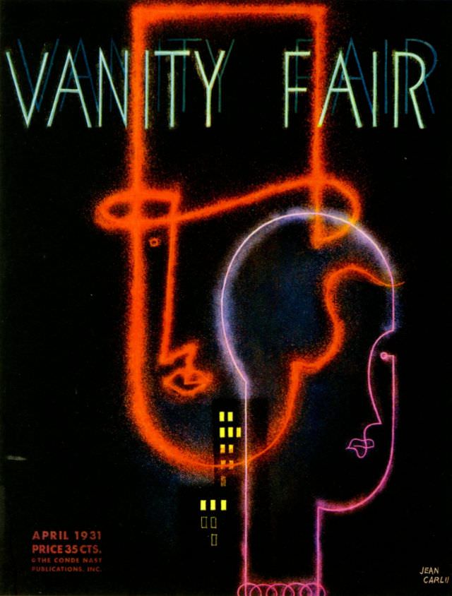 Vanity Fair cover, April 1931