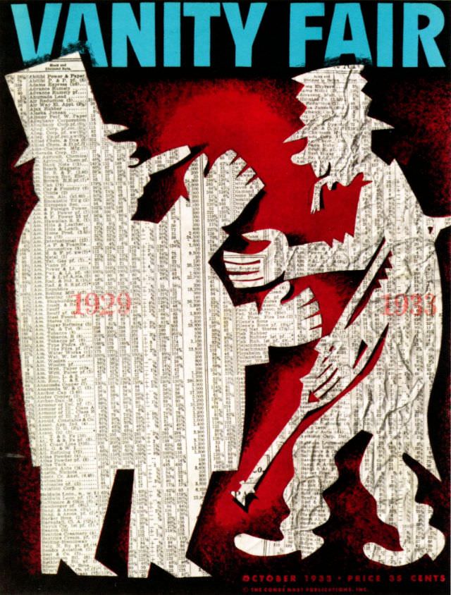 Vanity Fair cover, October 1933