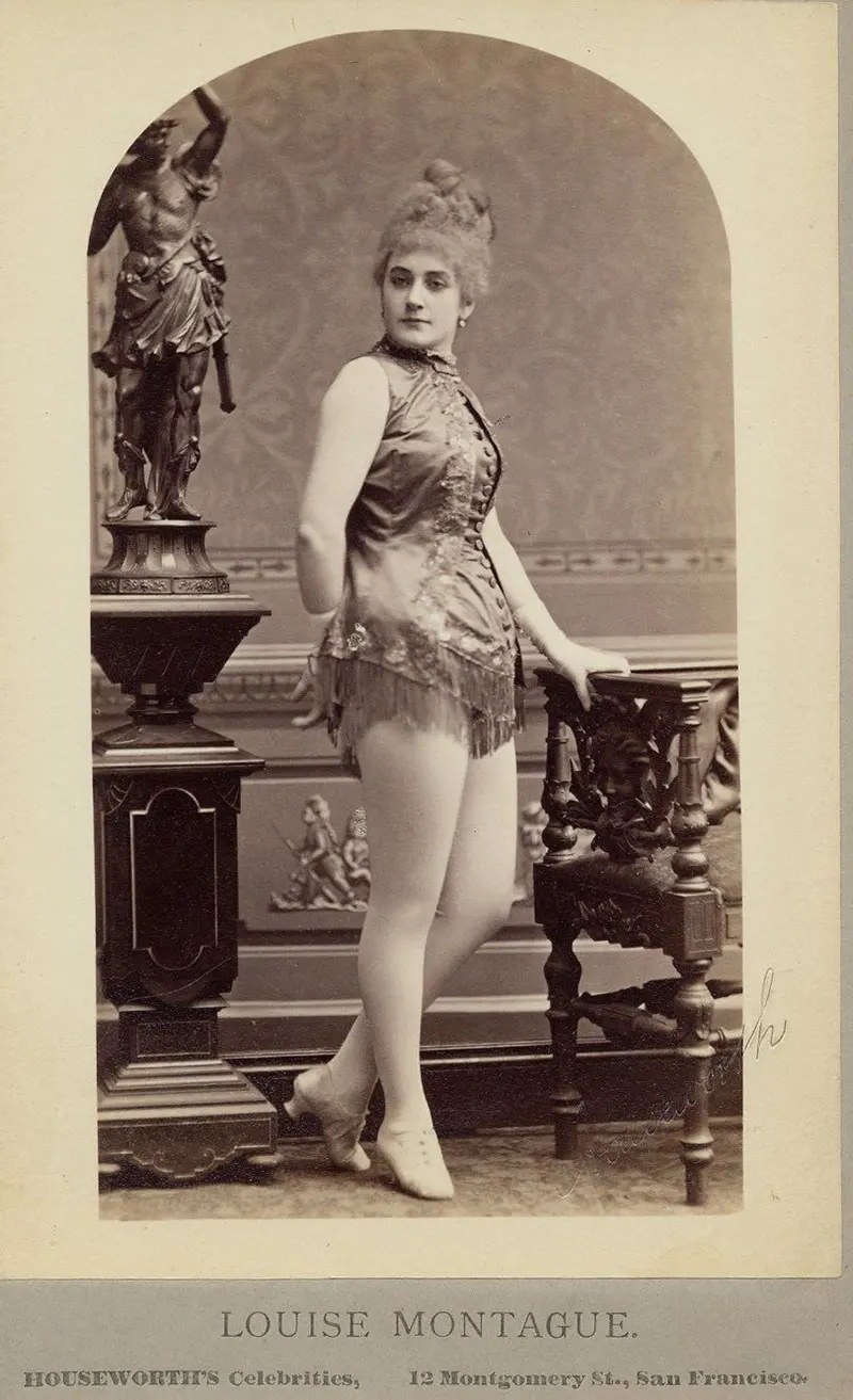 #22 Louise Montague in a mini dress with fringe.
