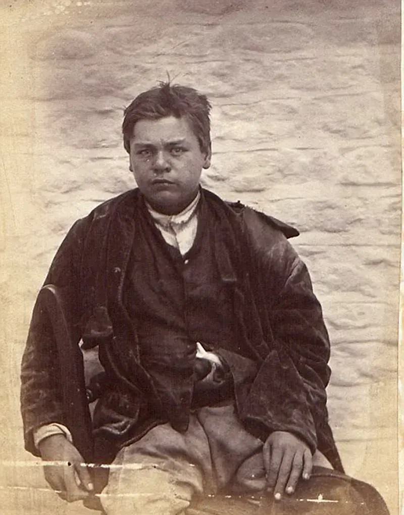 #27 John Davis, 19, was sentenced to one-month of hard labor at Oxford Castle prison for stealing trousers, June 16, 1870.