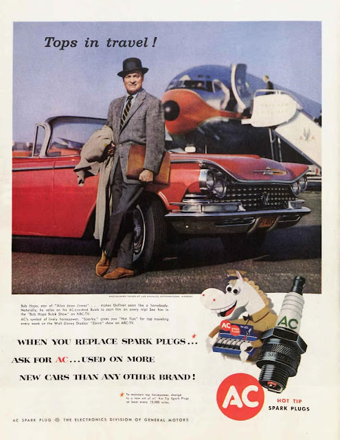 Vintage AC Spark Plugs ads from the 1950s and 1960s Vintage Ads