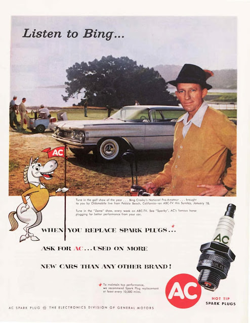 Vintage AC Spark Plugs ads from the 1950s and 1960s Vintage Ads
