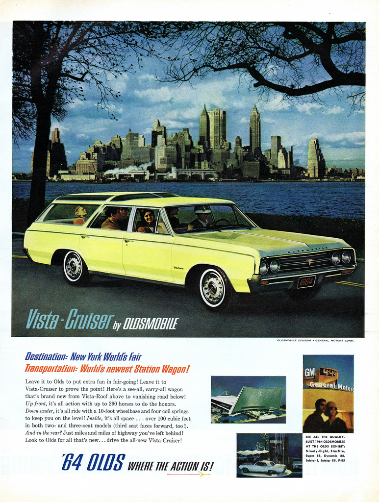 #41 1964 Oldsmobile Vista-Cruiser advertising.