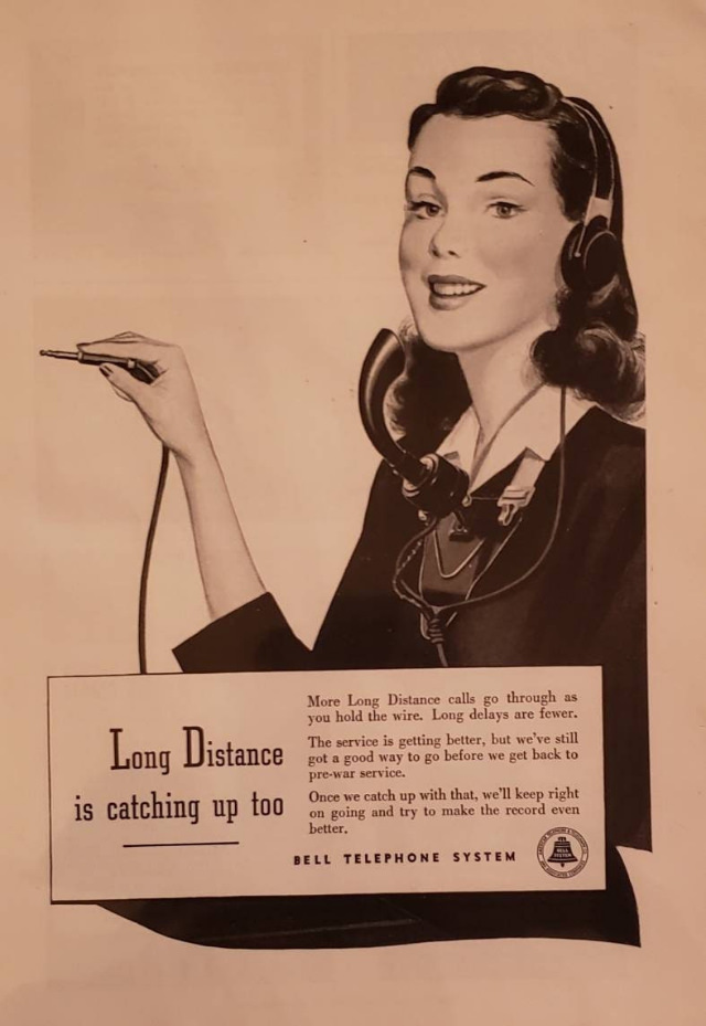 The Voice with a Smile: Vintage Bell Telephone System ads from Between the 1930s and 1950s Vintage
