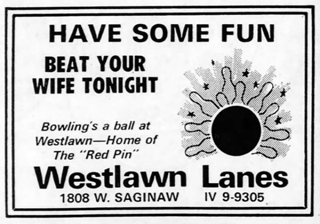 Have Some Fun, Beat Your Wife Tonight: Vintage BPA Fun Center ads from the 1960s Vintage Ads