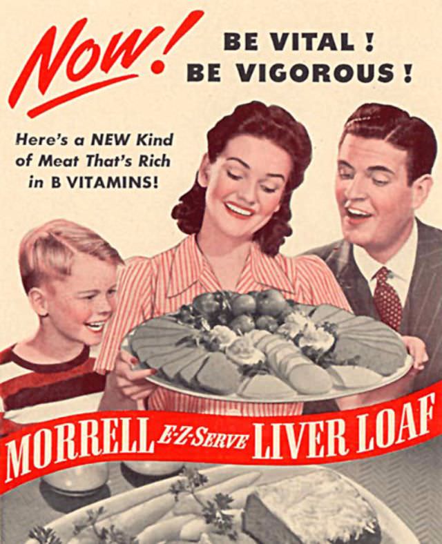Ridiculous Vintage Food Ads that would be Banned Today, 1940s-1960s Vintage Ads