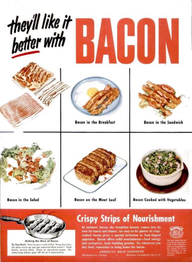 Ridiculous Vintage Food Ads that would be Banned Today, 1940s-1960s Vintage Ads