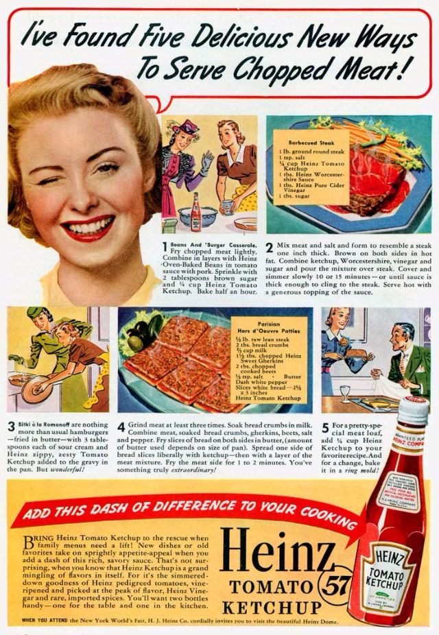 Ridiculous Vintage Food Ads that would be Banned Today, 1940s-1960s Vintage Ads
