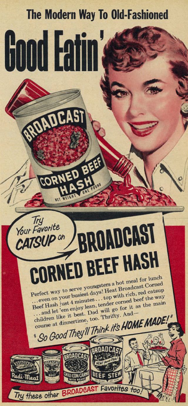 Ridiculous Vintage Food Ads that would be Banned Today, 1940s-1960s Vintage Ads
