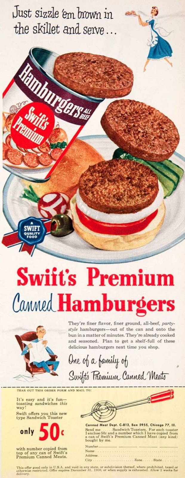 Ridiculous Vintage Food Ads that would be Banned Today, 1940s-1960s Vintage Ads