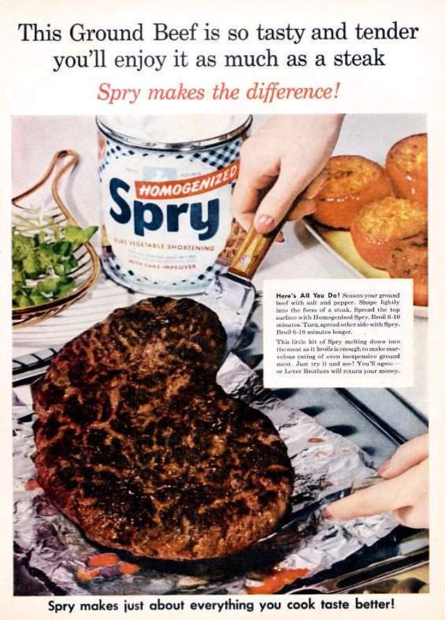 Ridiculous Vintage Food Ads that would be Banned Today, 1940s-1960s Vintage Ads