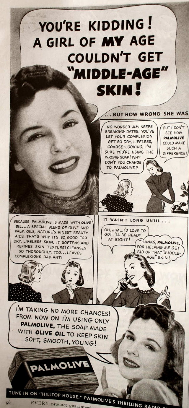 #10 When the Right Soap was Necessary to save the Marriage, Vintage Palmolive Soap ads from the 1930s and 1940s #1