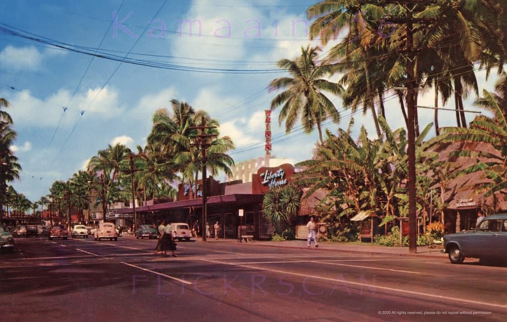 #119 Liberty House Waikiki, 1950s.