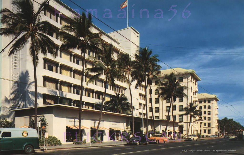 #26 Surfrider Hotel Kalakaua, 1950s