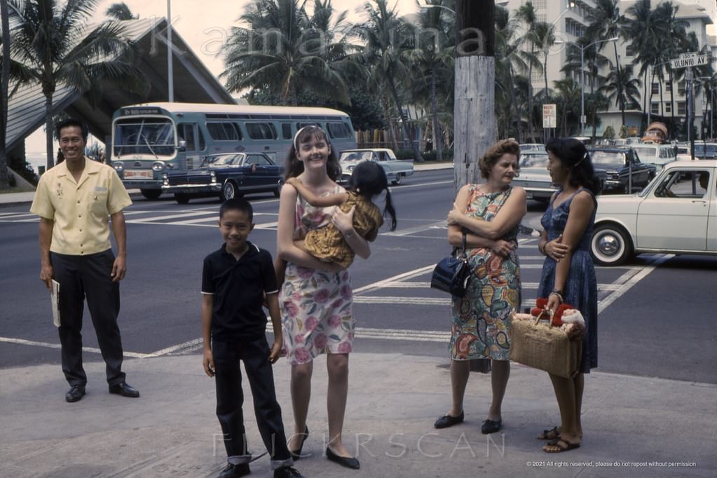 #136 Kalakaua at Uluniu Waikiki, 1965.
