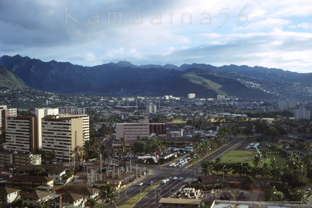 #162 Kapiolani Drive Inn Now Gone, 1968.