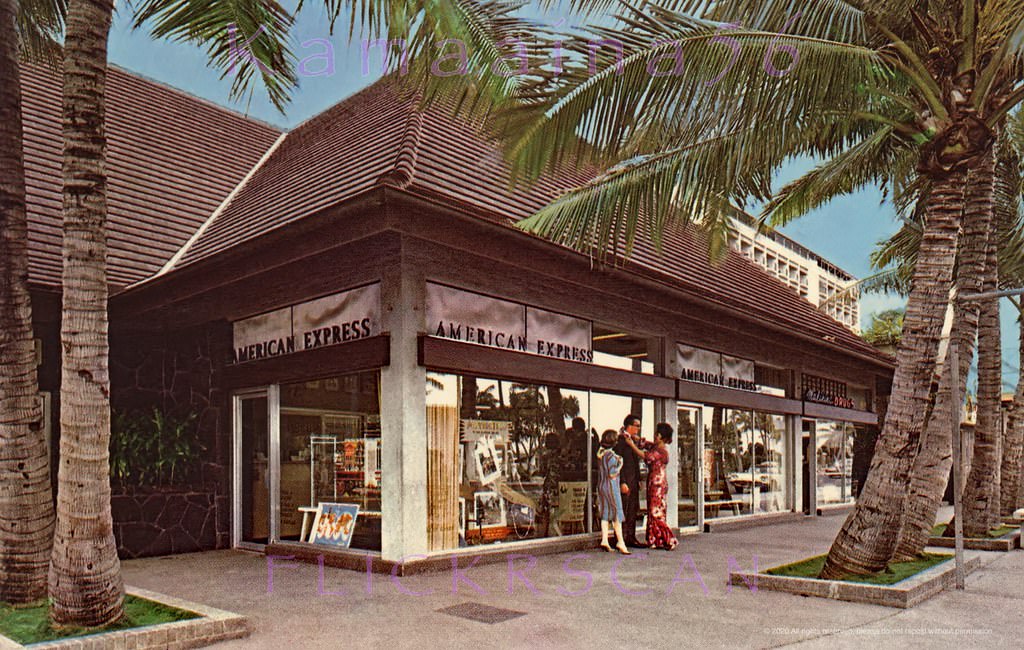 #43 On the northeast corner of Kalakaua and Kaiulani Avenues, 1950s.
