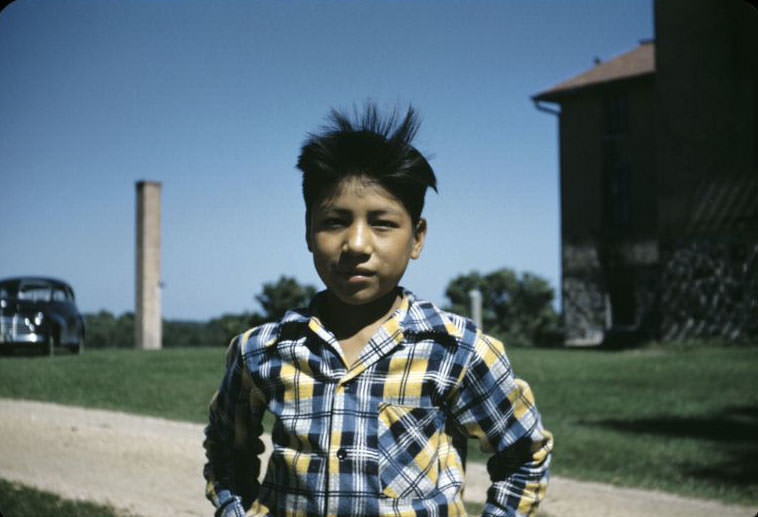 #38 Oliver Rockman, Bethany Indian Mission, Wittenberg, Wisconsin, 1953
