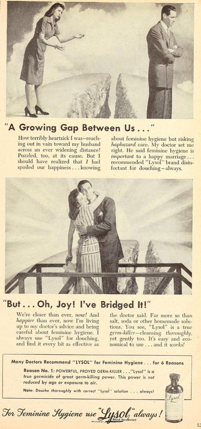 Terrible Vintage Ads that Exploited Women&;s need for Marital Security from the Past, 1910-1960 Vint