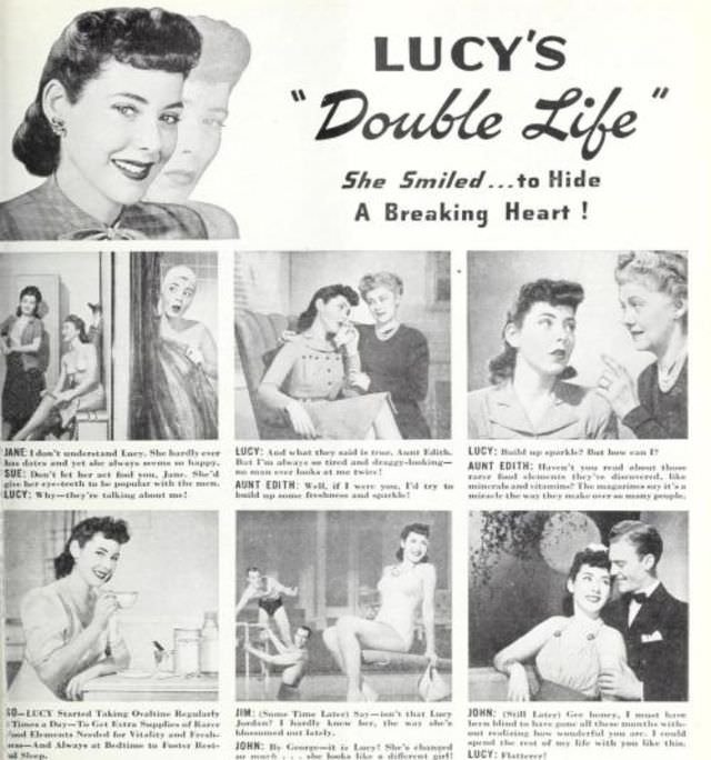 Terrible Vintage Ads that Exploited Women&;s need for Marital Security from the Past, 1910-1960 Vint