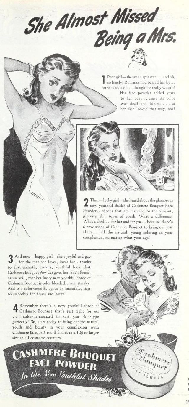 Terrible Vintage Ads that Exploited Women&;s need for Marital Security from the Past, 1910-1960 Vinta