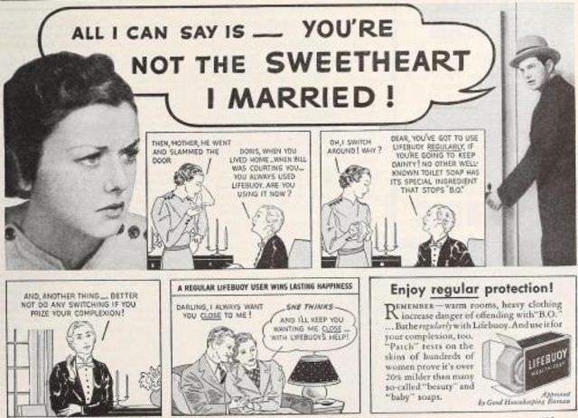 Terrible Vintage Ads that Exploited Women&;s need for Marital Security from the Past, 1910-1960 Vint