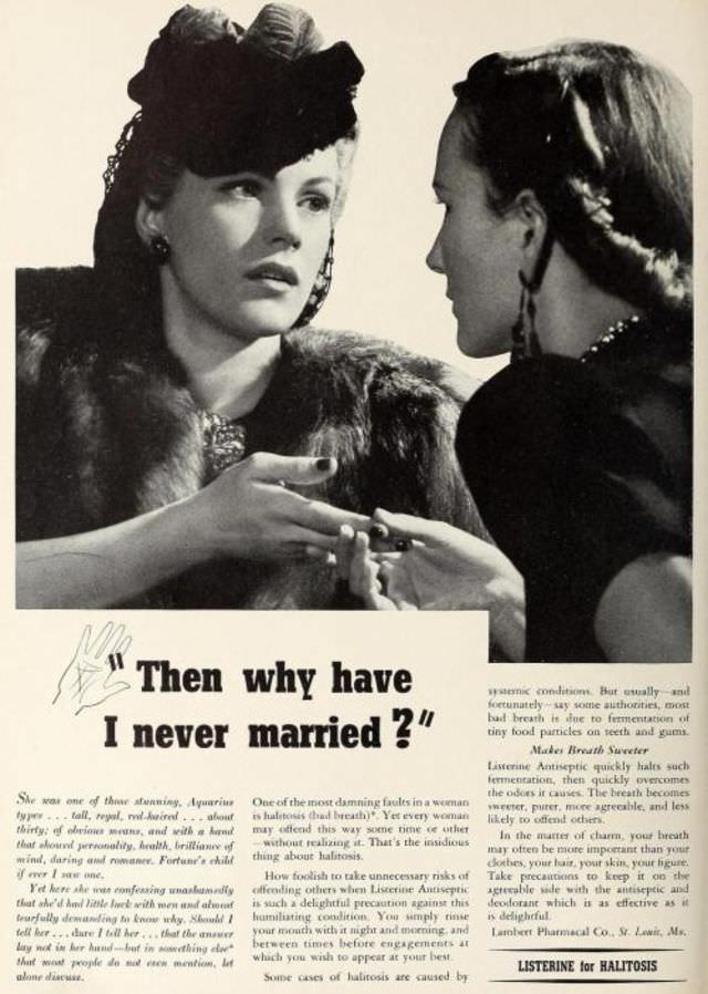 Terrible Vintage Ads that Exploited Women&;s need for Marital Security from the Past, 1910-1960 Vinta