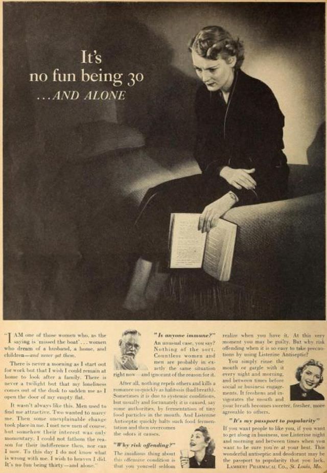 Terrible Vintage Ads that Exploited Women&;s need for Marital Security from the Past, 1910-1960 Vinta