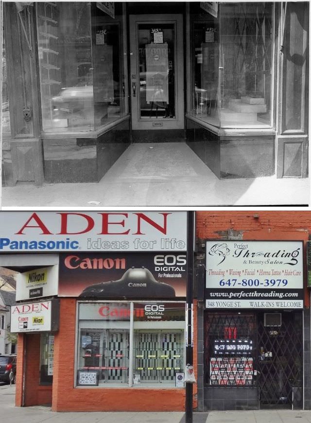 348 A Yonge Street, Toronto, 1954-2014