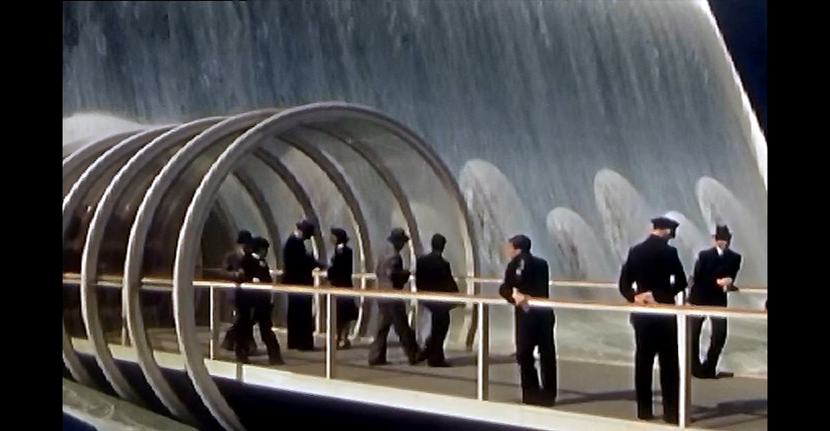 #37 The waterfall exit of the Electrical Utilities Building