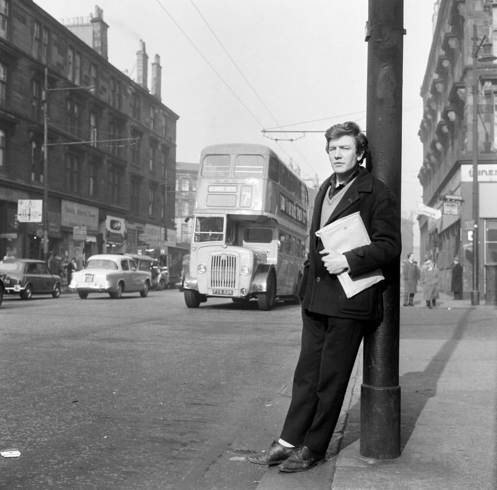 #64 Actor Albert Finney in Glasgow, 3rd March 1963.