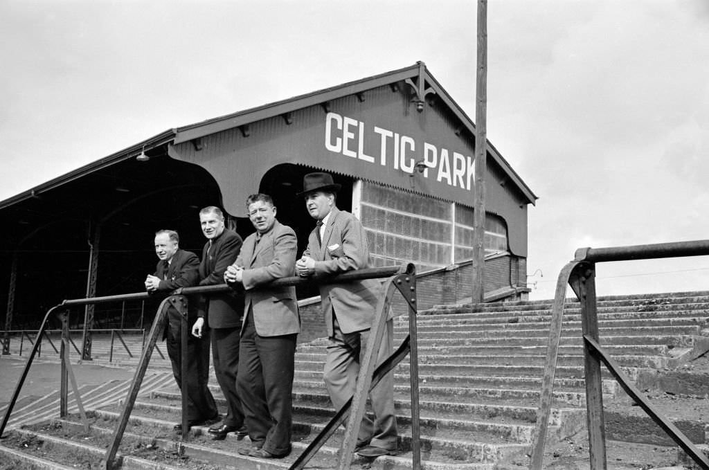 #87 Former Celtic football players visit their former grounds. 26th March 1961.
