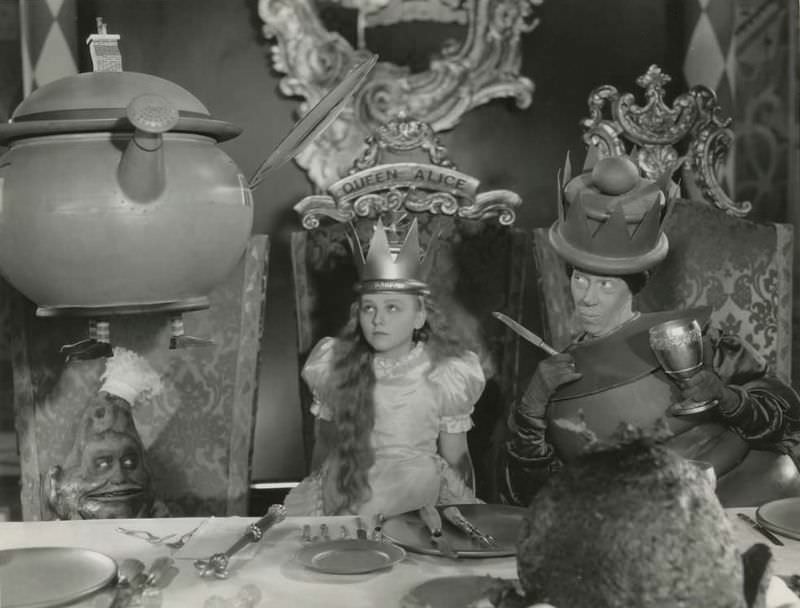 Gorgeous Photos of Charlotte Henry from the Filming of &;Alice in Wonderland (1933)&; Movies