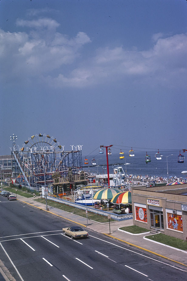 #15 Beach, boardwalk, and rides, Asbury Park, New Jersey, 1978