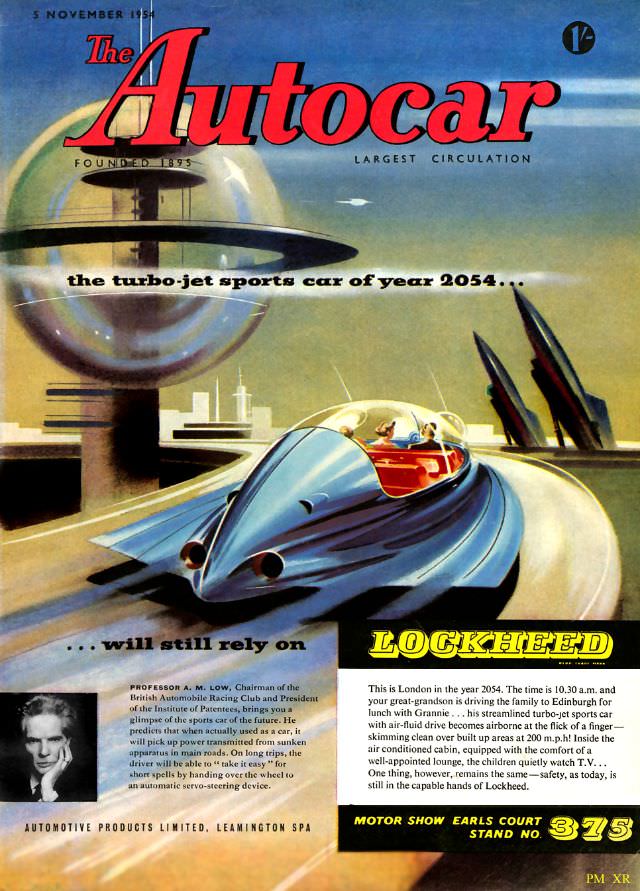 #12 The Autocar magazine cover, November 5, 1954