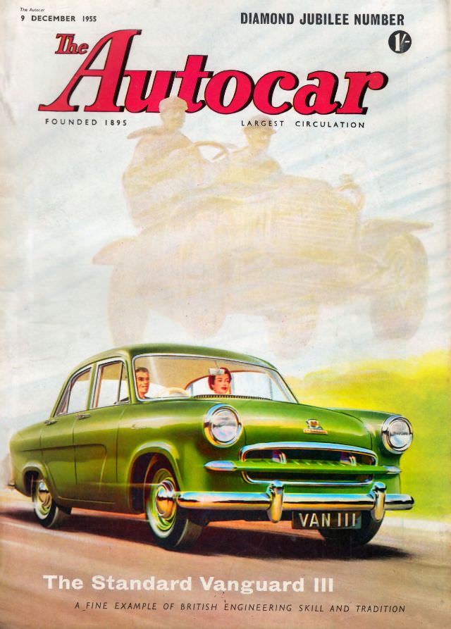 #15 The Autocar magazine cover, December 9, 1955