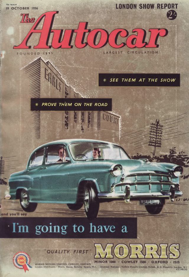 #20 The Autocar magazine cover, October 19, 1956
