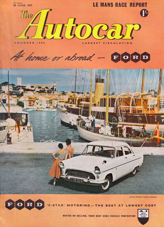 #21 The Autocar magazine cover, June 28, 1957