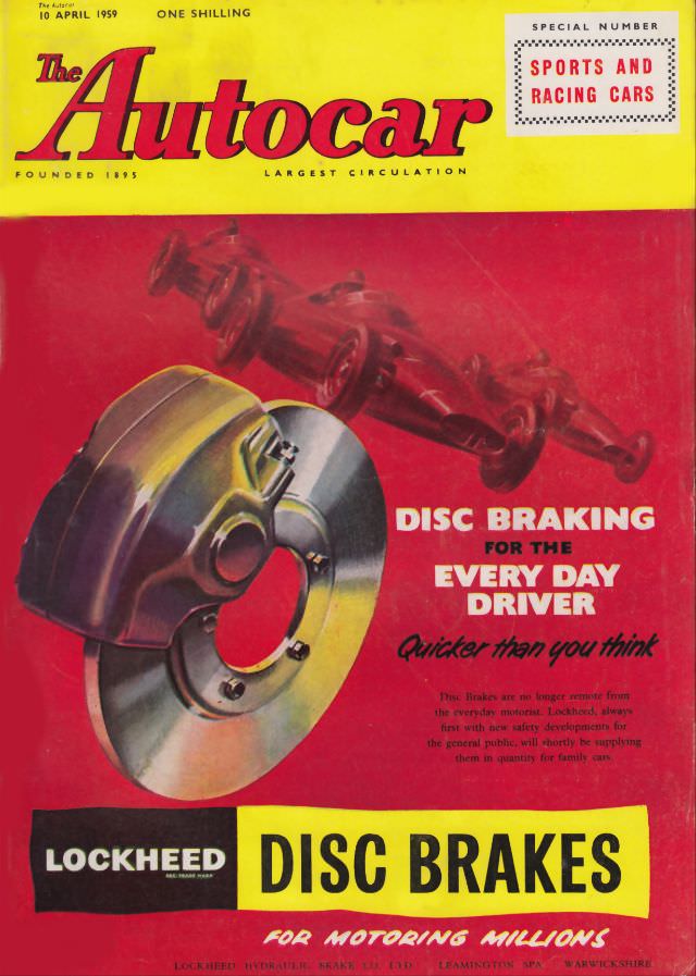 #29 The Autocar magazine cover, April 10, 1959
