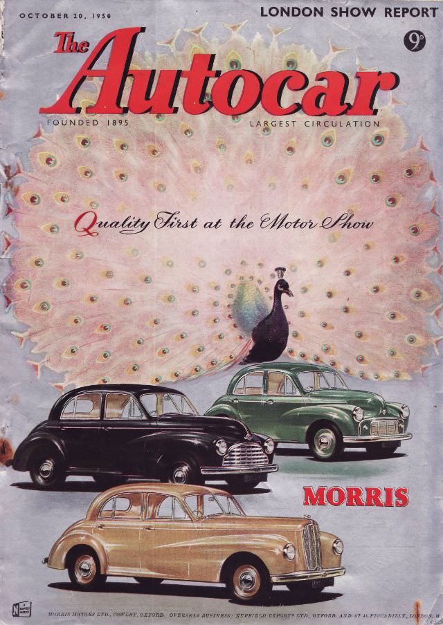 #3 The Autocar magazine cover, October 20, 1950