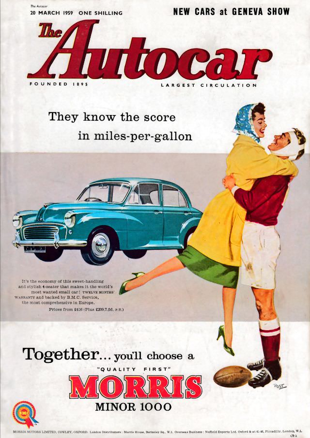 #31 The Autocar magazine cover, March 20, 1959