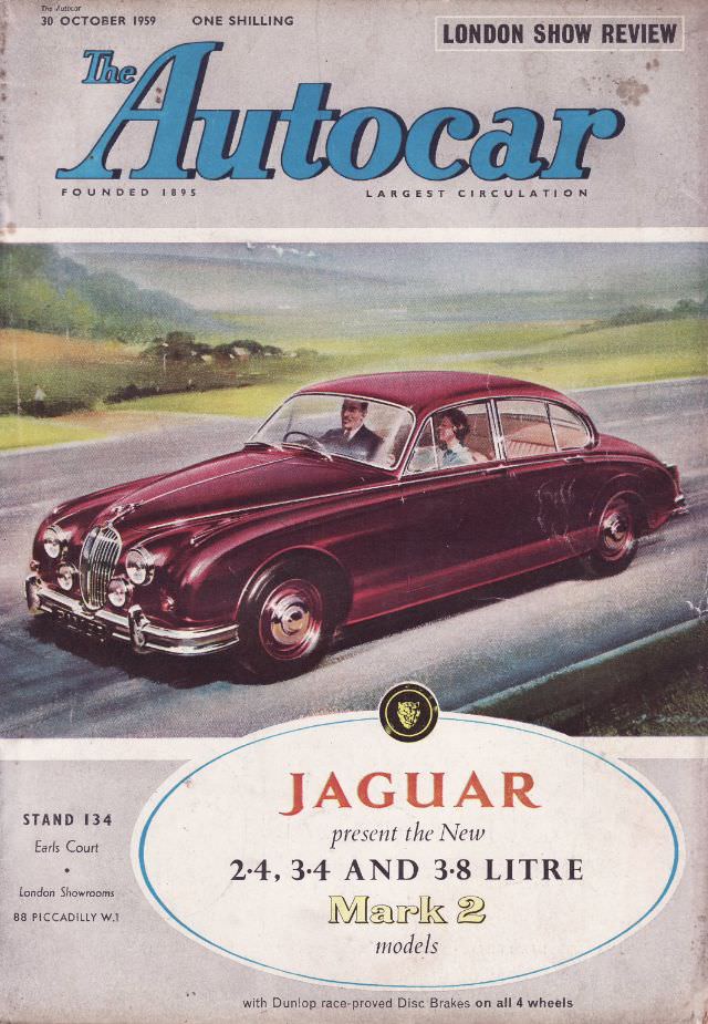 #36 The Autocar magazine cover, October 30, 1959
