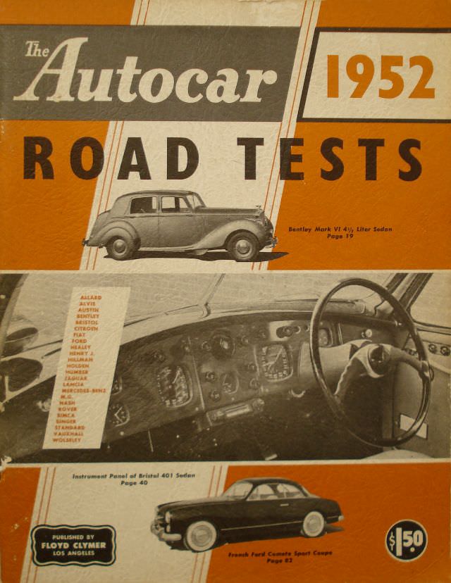 #6 The Autocar magazine cover, 1952
