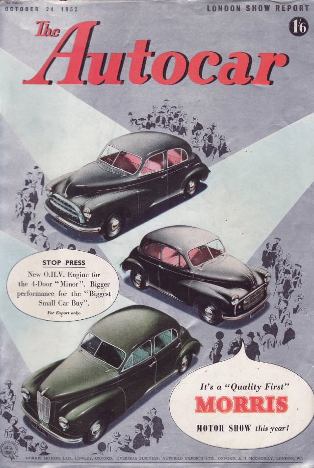 #7 The Autocar magazine cover, October 24, 1952