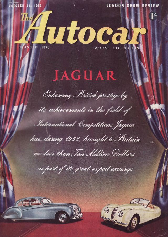 #8 The Autocar magazine cover, October 31, 1952