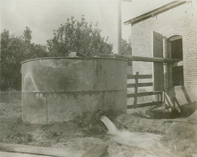 #21 Electric Water Company, testing well at Station # 5., 1907