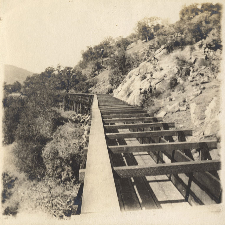 #37 Canal construction, Rocky hillside, 1908