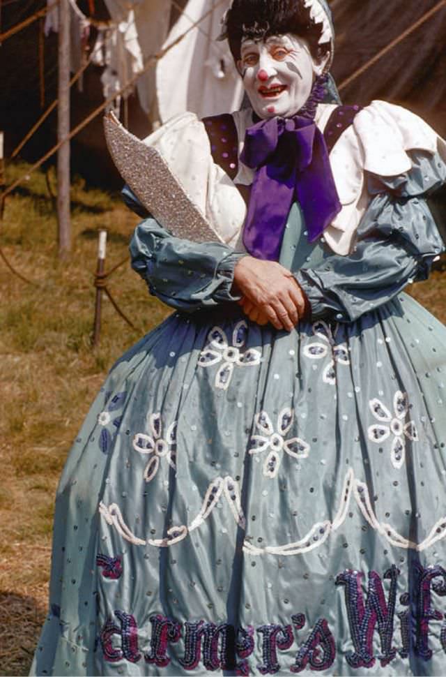 #8 William “Bill” Hanlon, a clown from Sarasota, Florida.