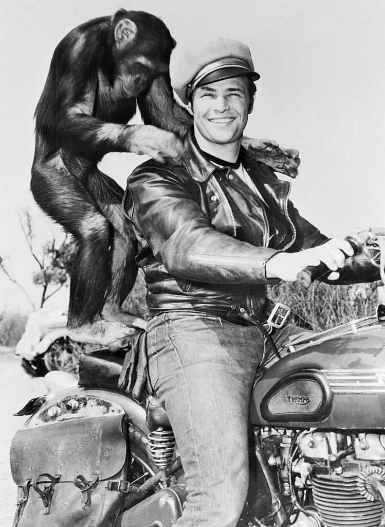 #34 Marlon Brando with Monkey