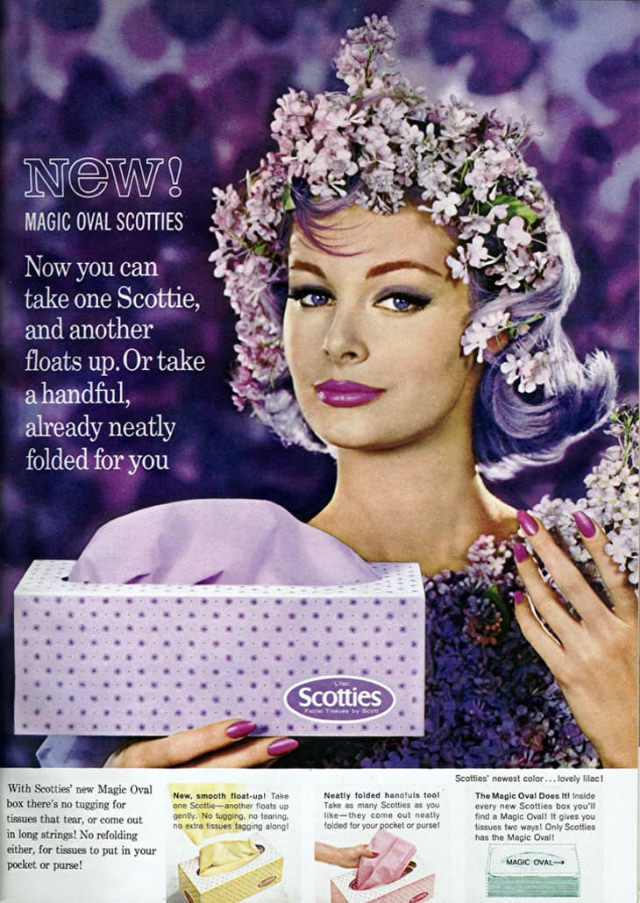 #10 The Lost era of Colored Toilet Papers from the 1950s to 1970s #10 Vintage Ads